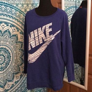 Blue sweatshirt